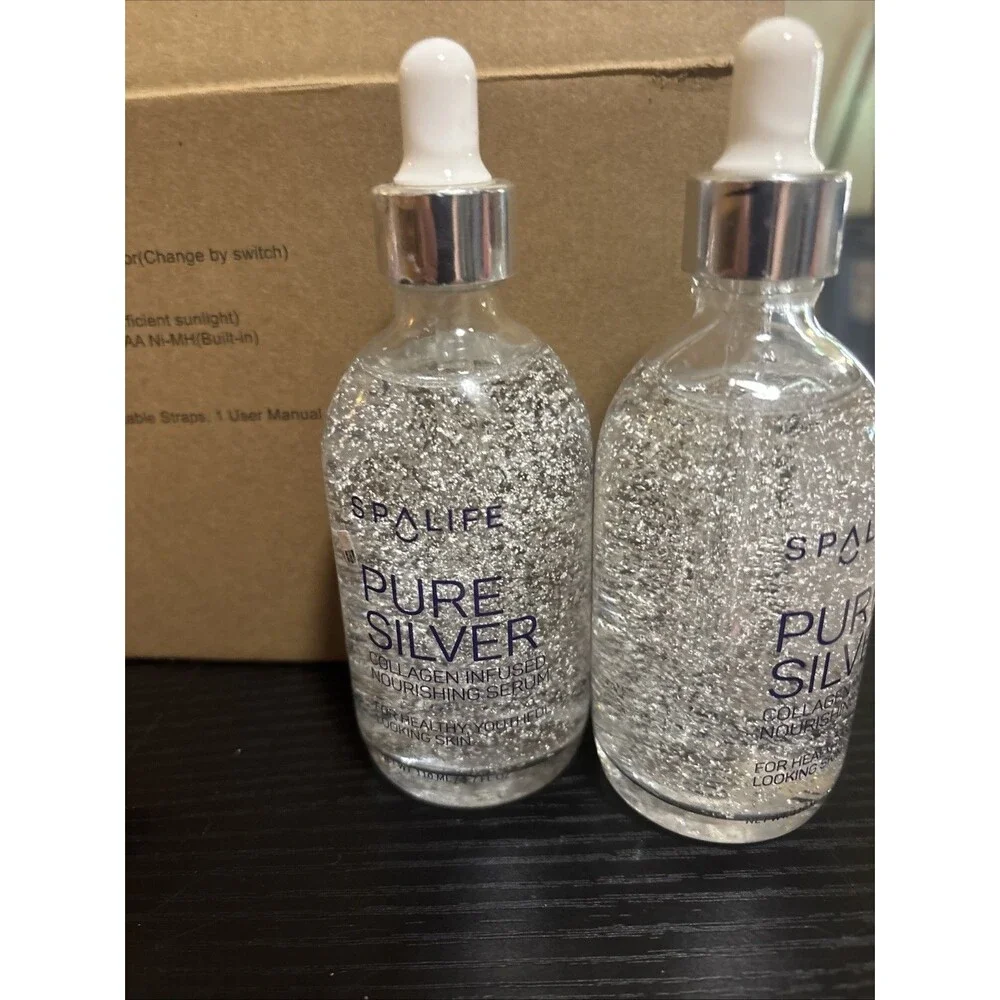 SpaLife Pure Silver Collagen Infused Nourishing Serum ~ 3.7 fl oz  Singles